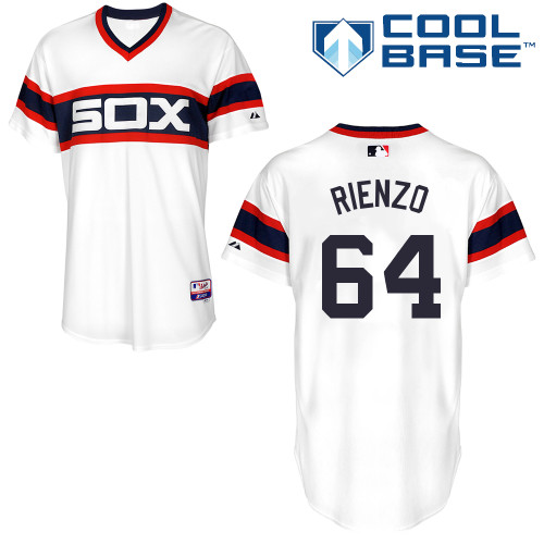 Andre Rienzo #64 mlb Jersey-Chicago White Sox Women's Authentic Alternate Home Baseball Jersey